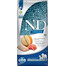 FARMINA N&D Ocean Dog Adult Medium & Maxi 12 kg su lašiša, menke, moliūgu ir kantalupos melionu + 2 x FARMINA N&D Quinoa Dental Treat Weight Management Medium/Maxi DOVANŲ!