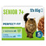 PERFECT FIT Senior 7+ Mix Smaków 12 x 85g mokra karma dla starszych kotów