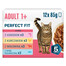 PERFECT FIT Adult 1+ Mix skoniai48 x 85g šlapias maistas suaugusiems katėms