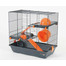Zolux narvelis Indoor Duplex 50 cm žiurkėnams pilkas-mėlynas