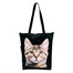 FERA Klasikinis pirkinių krepšys  Pilka katė