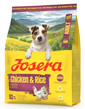 JOSERA Mini Adult Chicken and Rice 900g be gluteninė maisto produktas mažų veislių šunims