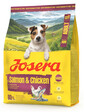 JOSERA Mini Adult Salmon and Chicken 900g be glitimo maistas su padažu mažų veislių šunims