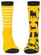 PEDIGREE Gyvūnų dienos kojinės šunys geltonos