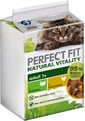 PERFECT FIT Natural Vitality Adult 1+ Poultry 6x50g paketėliai su kalakutiena ir vištiena padaže katėms