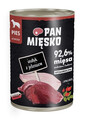 PAN MIĘSKO Kalakutiena su elniena – drėgnas maistas šunims, 400 g