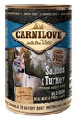 CARNILOVE Wild Meat Salmon&Turkey Šlapias maistas šunims 6 x 400 g