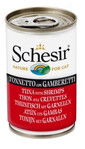 SCHESIR Tunas su krevetėmis kačių maistas 140 g