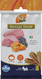 FARMINA N&D Pumpkin Dental Treat Lamb Blueberry Mini 60 g (7 vnt.) dantų skanėstai mažų veislių šunims