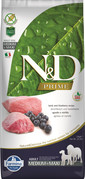 FARMINA N&D Prime dog lamb & blueberry adult medium & maxi 12 kg ėriena ir mėlynės