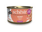SCHESIR Łosoś w bulionie dla kotów 85 g