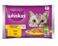 WHISKAS Naminių paukščių drebučių želė su kalakutiena ir vištiena 4x85g