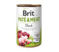 BRIT Pate&Meat duck 400 g anties paštetas šunims