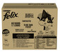 FELIX Fantastic Kačių Skoniai želė su mėsa 120x85g jautiena, vištiena, antis ir aviena, drėgnas maistas katėms