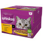 WHISKAS Adult Paukštienos pašaras su padažu 24x85 g gabalėlių su vištiena, antiena, paukštiena, kalakutiena suaugusioms katėms