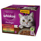 WHISKAS Adult Pure Delight Juicy Jellied Bites 24x85 g su jautiena, vištiena, ėriena, paukštiena suaugusioms katėms