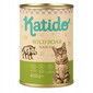 KATIDO Adult Cat Wild Boar 400 g šernas su lašišų aliejumi katėms
