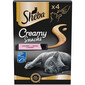 SHEBA Creamy Snacks skanėstai katėms su lašiša 4x12g