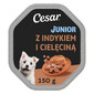 CESAR Junior z Indykiem i cielęciną 150g mokra karma dla szczeniąt