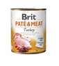 BRIT Pate&Meat turkey 800 g kalakutienos paštetas šunims